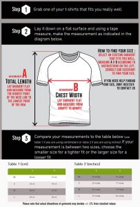 Cadex Proud Supporter Women's T‑Shirt size chart