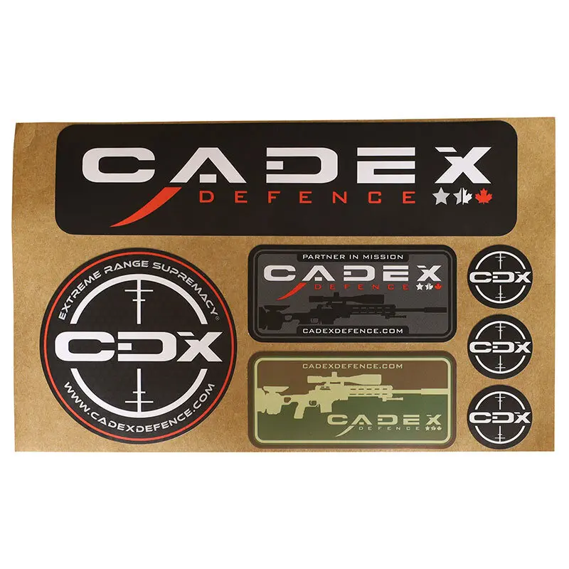 Cadex Defence Sticker Sheet