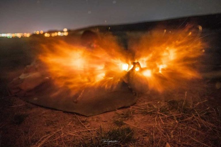 Amazing optical illusion and effect of a 808 grain Lehigh solid bullet exiting the barrel