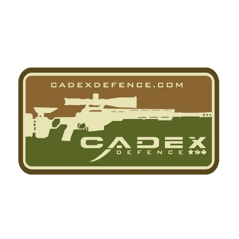 Cadex Defence Velcro PVC Patch – Tan/Green